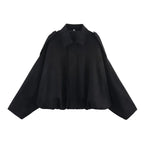 Oversized Suede-Like Zip Jacket - Leah Partow