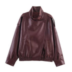 Asymmetric Zip Bomber Jacket - Leah Partow