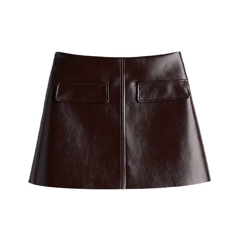 Glossy Cropped Utility Jacket - Leah Partow