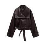 Glossy Cropped Utility Jacket - Leah Partow