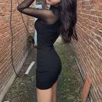 Sheer Mesh Ruched Bodycon Mini Dress - Leah Partow