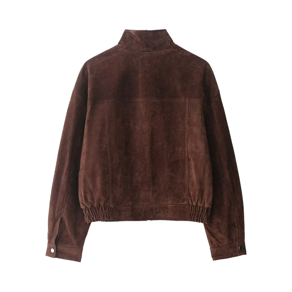 Cropped Utility Bomber Jacket - Leah Partow