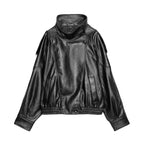 Faux Leather Moto Jacket - Leah Partow