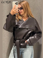 Glossy Cropped Utility Jacket - Leah Partow