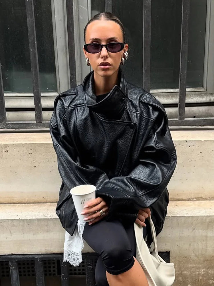 Asymmetric Zip Bomber Jacket - Leah Partow