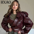 Cropped Belted Moto Jacket - Leah Partow