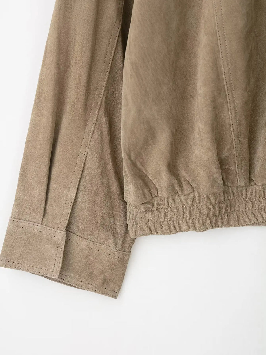 Textured Utility Bomber Jacket - Leah Partow